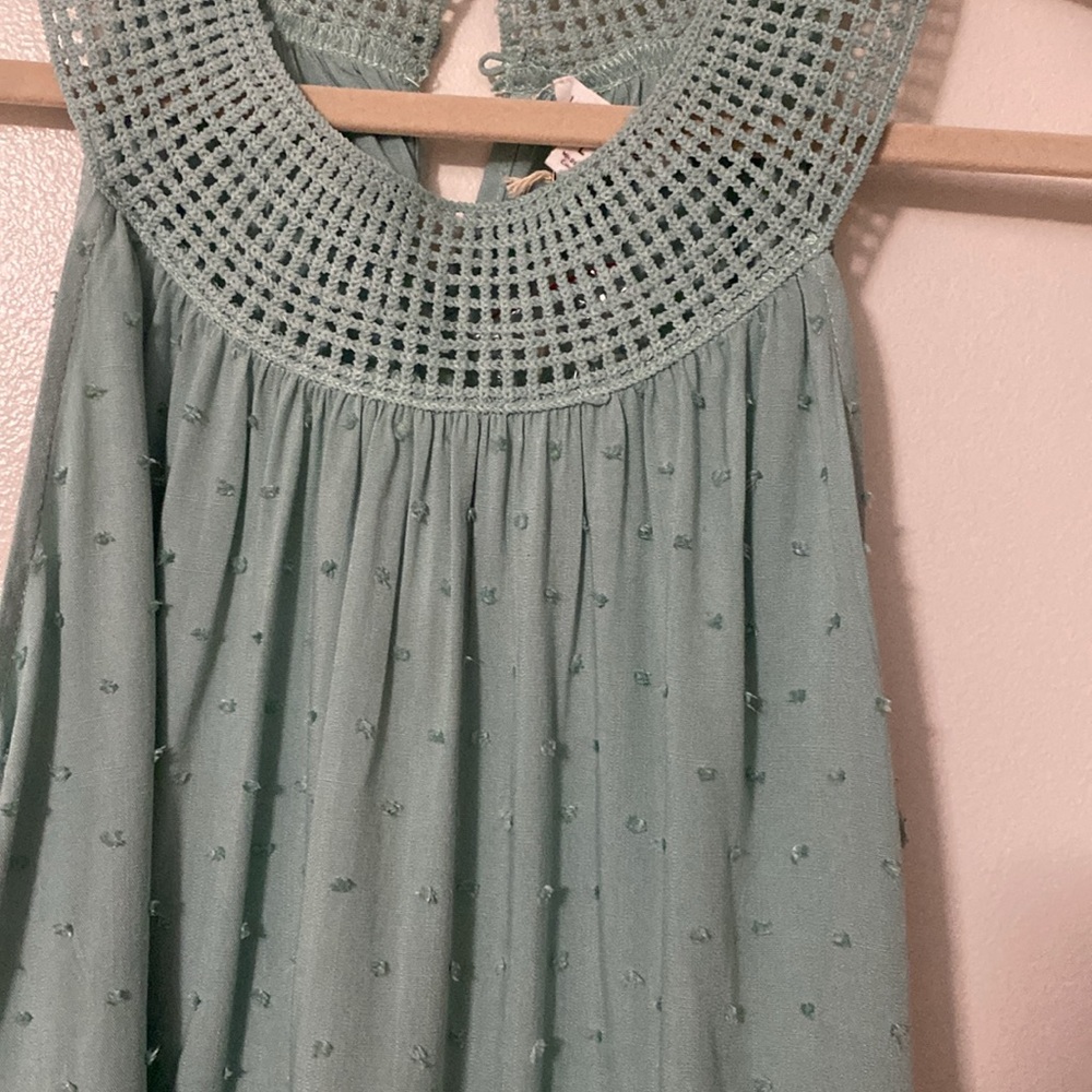 Blu Pepper tank top with dot embellishment - Picture 2 of 5